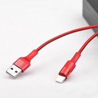 Dây sạc ip cáp sạc nhanh lightning cable truyền tín hiệu tốc độ cao giá rẻ Hoco X26 Xpress Data cable Lightning Connector dài 1m bọc dù cao cấp thiết kế đẹp thời trang dùng cho tất cả các thiết bị iphone và máy tính bảng apple đời mới. LazadaMall