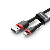 Dây sạc iphone baseus cafule 2.4A - cáp sạc bọc dù chống đứt ipad ip 13 12 11 promax x xsmax - hàng chính hãng - 1M