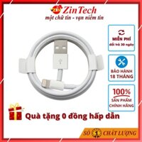 Dây sạc iphone chính hãng, cáp sạc nhanh iphone 6 7 8 plus X XS Max iphone 11 iphone 12 ZINTECH