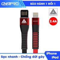 Dây sạc nhanh iPhone 2.4A dài 1 mét Khai Duy CD002I