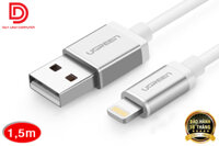 Dây sạc USB-Lightning 1,5M UGREEN US131 UG-10813 cho iphone 5/5C/5S/6/6plus/ipad mini (vỏ nhôm cao cấp)