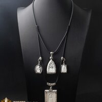 Dây sáp T Thái Thái Dây da Hedian Thái Lan Dây bùa hộ mệnh có thể điều chỉnh 4