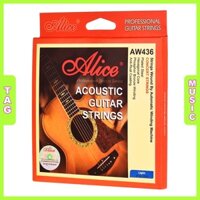 Dây Sắt Đàn Guitar Acoustic Alice AW436 Chính Hãng Siêu Bền