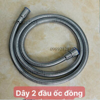 Dây sen, dây xịt Aqua ốc đồng chống xoắn, chống han rỉ chịu áp lực tốt