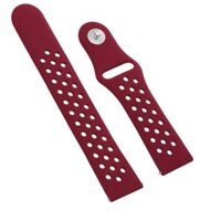 Dây silicone đồng hồ 20mm M03-02-20 Đỏ