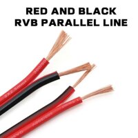 Dây song song song đôi màu đỏ đen Dây đồng lõi RVB Dây song song Dây nguồn Dây tín hiệu mềm 0,3-2,5 vuông