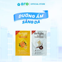 Dây Sữa Tắm Belight Tinh Dầu Thiên Nhiên Giúp Thư Giãn Lưu Hương 6ml 12 Túi - Sữa tắm cam chanh