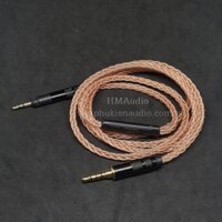 Dây tai nghe đồng OFC 1.0mm tết 8 - Sennheiser HD598/ HD560s