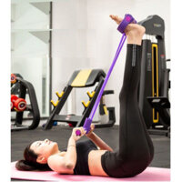 Dây tập bụng 6 ống Justfit - dây kháng lực đàn hồi 4 ống cao su tập thể dục tại nhà