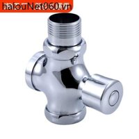 Đẩy tay bằng đồng thau Van xả thân chính Nhà vệ sinh Van trễ bốn chiều Van xả bồn tiểu tự động