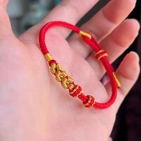 Dây tay bện dây tay Dây đỏ Cặp đôi Bán thành phẩm Vòng tay