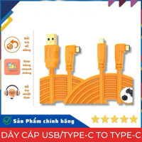 Dây Tether cáp USB/Type-C to Type-C to Micro B Kết Nối Máy Ảnh Với PC/Laptop, Tốc Độ Cao, Dài 3-5-8M