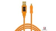 Dây TetherPro USB 2.0 To Mini-B 8-Pin - Kết Nối Máy Ảnh Và Máy Tính - Laptop - PC - Macbook - iMac - Màu Cam - Dài 4,6m