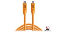 Dây TetherPro USB-C To USB-C - Kết Nối Máy Ảnh Và Máy Tính - Laptop - PC - Macbook - iMac - Màu Cam - Dài 4,6m