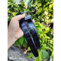 Dây thắt lưng nam da cá sấu khóa kim