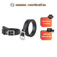 Dây thắt lưng Nam nữ Bản nhỏ Sơn Tùng 2,2cm tặng kèm đục lỗ Hn Mun 2