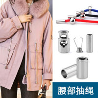 Dây thắt lưng Parker, nút áo khoác unisex, dây cotton, khóa lò xo kim loại, khóa điều chỉnh, dây rút thắt lưng tròn IWWK