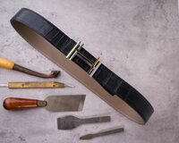 Dây thắt lưng thay thế cho mặt Hermes – Dòng Da Cá Sấu