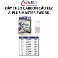 DÂY THẺO CARBON CÂU TAY A-PLUS MASTER SWORD 50M