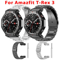 Dây Thép Cho Huami Amazfit T-rex 3 Dây Đồng Hồ Kim Loại Cho Amazfit T rex3 Đồng Hồ Thông Minh Phụ Kiện