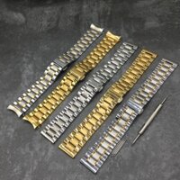 Dây Thép Đồng Hồ 2 Trong 1 Thép Đặc Không Gỉ Tặng Chốt  Dụng cụ tháo lắp - 20mm - Demi Vàng