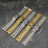 Dây Thép Đồng Hồ 2 Trong 1 Thép Đặc Không Gỉ Tặng Chốt  Dụng cụ tháo lắp - 22mm - Vàng