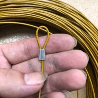 Dây thép không gỉ bọc nhựa 304 Dây mềm Dây buộc cá sống Dây chống trộm Dây treo ảnh Dây thừng bị mất dây304 不锈钢包塑钢丝绳软绳绑线活鱼扣防盗绳挂画绳失手绳子