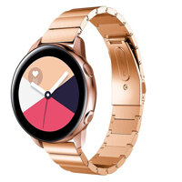 Dây thép nguyên khối cho đồng hồ Galaxy Watch Active 2, Galaxy Watch Active, Galaxy Watch 42 20mm - Vàng hồng