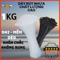 Dây thít nhựa 1kg Dây rút nhựa màu trắng chất lượng cao giá rẻ