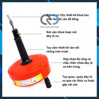 Dây thông cống BỬU NGHỆ THÀNH 5m thông được nhiều Lavabo, ống cống