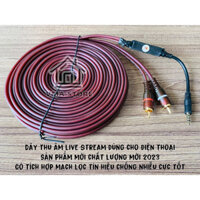 Dây thu âm live stream chất lượng cao, mẫu mới 2024, có mạch xử lý tín hiệu âm thanh chống nhiễu rất tốt || VMA STORE