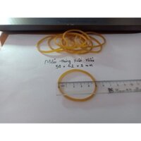Dây thun, dây chun 50Y3 - 0.5kg/600 chiếc (ĐK:50mm, Nửa CV:80mm, Độ dày:1.2mm, Bản rộng:3mm)