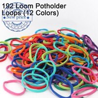 Dây thun Dệt Đồ chơi Trẻ em Tự làm Xếp hình Vòng dệt đàn hồi Dây dệt Coaster Vòng R9l5