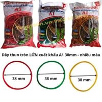 Dây thun tròn LỚN xuất khẩu A1 38mm - nhiều màu                         &nbsp(&nbspTHUN VÀNG&nbsp)