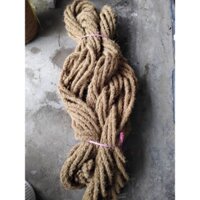 Dây thừng chỉ xơ dừa, sơ dừa khổ 15-17mm (cuộn 135 mét) dùng dể trang trí decor, trang trí, cho mèo cào,dây leo,..
