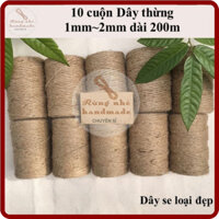 Dây thừng cuộn dài 160m, 20 cuộn dây thừng cột thiệp, Giá Sỉ Tốt 2 kho HCM, Miền Bắc