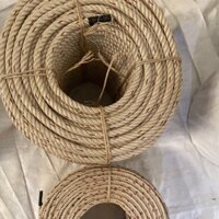 Dây thừng PP phi 12mm Màu Nâu siêu bền. 30m/210.000ngàn (12mm)