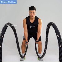 Dây thừng tập gym cao cấp - Dây thừng tập thể lực 38mm dài 9m