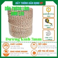Dây thừng thủy sản dùng trong nông nghiệp. chuyên giăng giàn cây leo. đường kính 3mm chiều dài 200m/ 1 cuộn