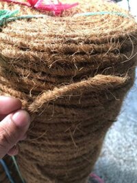 Dây thừng xơ dừa Sợi Đơn 4-5mm  – Cuộn 200m