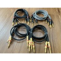Dây tín hiệu âm thanh 2 đầu 6 ly Hitachi Bãi Nhật dành cho bộ thu Micro không dây âm cực hay