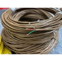 Dây tín hiệu bãi nhật, 2 tim 1 mát, lõi đồng, vỏ nhỏ, ruột lớn, bán theo kg