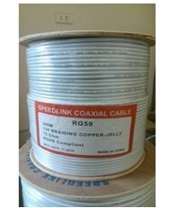 DÂY TÍN HIỆU CAMERA KÈM DÂY NGUỒN SPEED LINK RG59