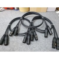 Dây Tín Hiệu Canon/Balance Đực Cái Hitachi Bãi Nhật (Bản Dây Đen)