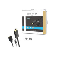 DÂY TÍN HIỆU CÁP HDMI+USB 2.0 RA CỔNG DISPLAYPORT H146 KINGMASTER