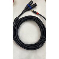 Dây tín hiệu đầu 3.5 ra 2 đầu canon đực loại tốt chống nhiễu