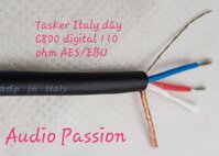 Dây tín hiệu digital 110 ohm AES/EBU model C800 Tasker Italy