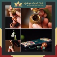 Dây Treo Điện Thoại Móc Khóa Gỗ Thơm Đàn Hương Cổ Trang - Gỗ-trụ