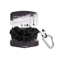 Dây treo đồ treo quần áo đa năng 4.30m du lịch dã ngoại cắm trại-Màu đen