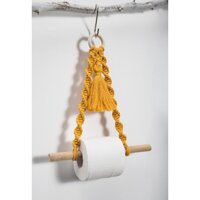 Dây treo giấy vệ sinh Macrame Paper towel holder - Vàng